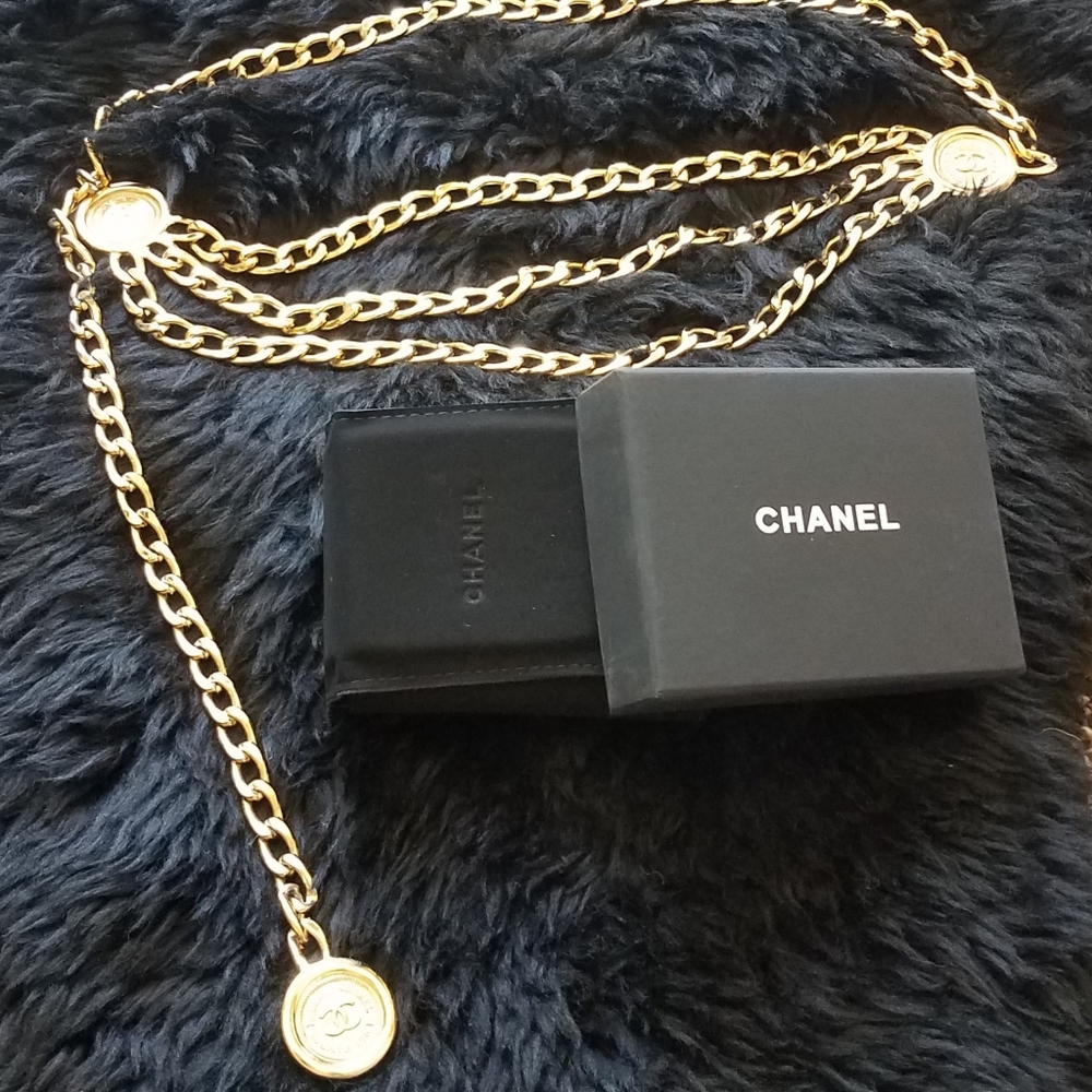 Vintage Chanel Medallion Belt
